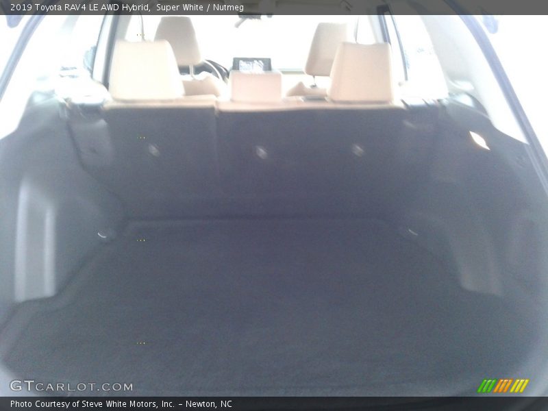 Super White / Nutmeg 2019 Toyota RAV4 LE AWD Hybrid