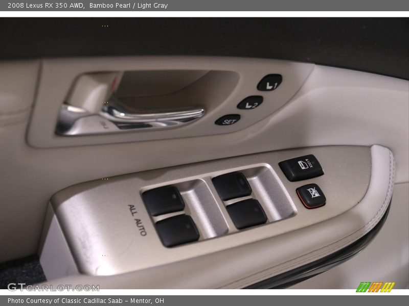 Bamboo Pearl / Light Gray 2008 Lexus RX 350 AWD