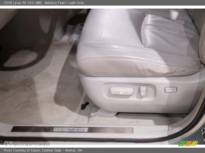 Bamboo Pearl / Light Gray 2008 Lexus RX 350 AWD
