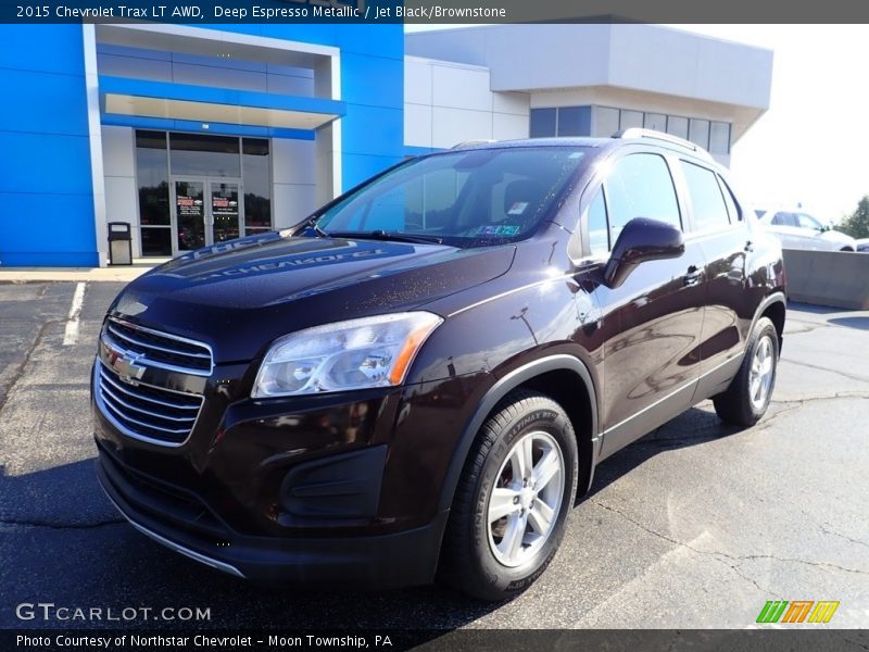 Deep Espresso Metallic / Jet Black/Brownstone 2015 Chevrolet Trax LT AWD