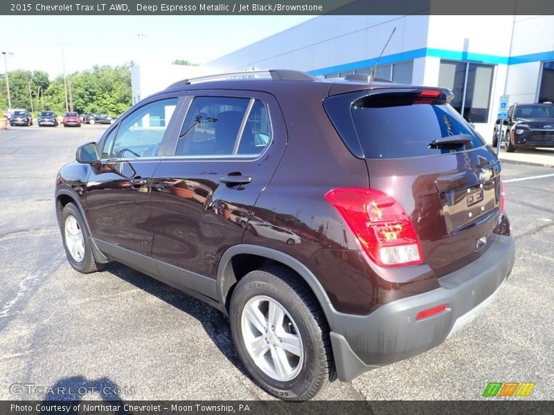 Deep Espresso Metallic / Jet Black/Brownstone 2015 Chevrolet Trax LT AWD