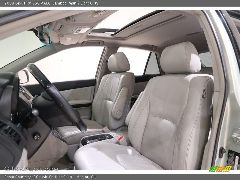 Bamboo Pearl / Light Gray 2008 Lexus RX 350 AWD