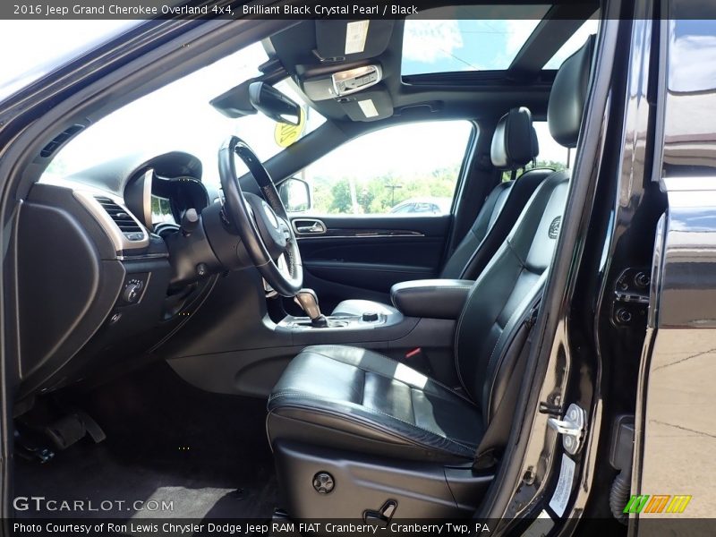 Brilliant Black Crystal Pearl / Black 2016 Jeep Grand Cherokee Overland 4x4