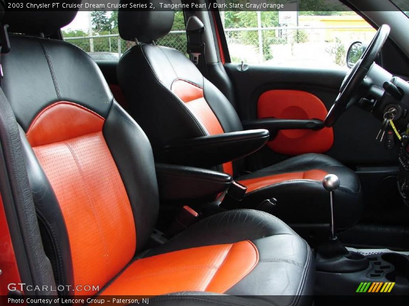 Tangerine Pearl / Dark Slate Gray/Orange 2003 Chrysler PT Cruiser Dream Cruiser Series 2