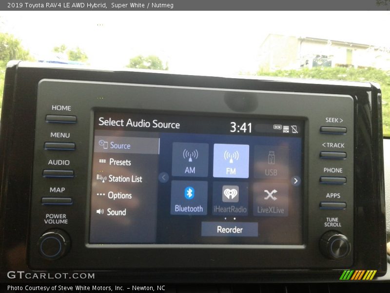 Super White / Nutmeg 2019 Toyota RAV4 LE AWD Hybrid