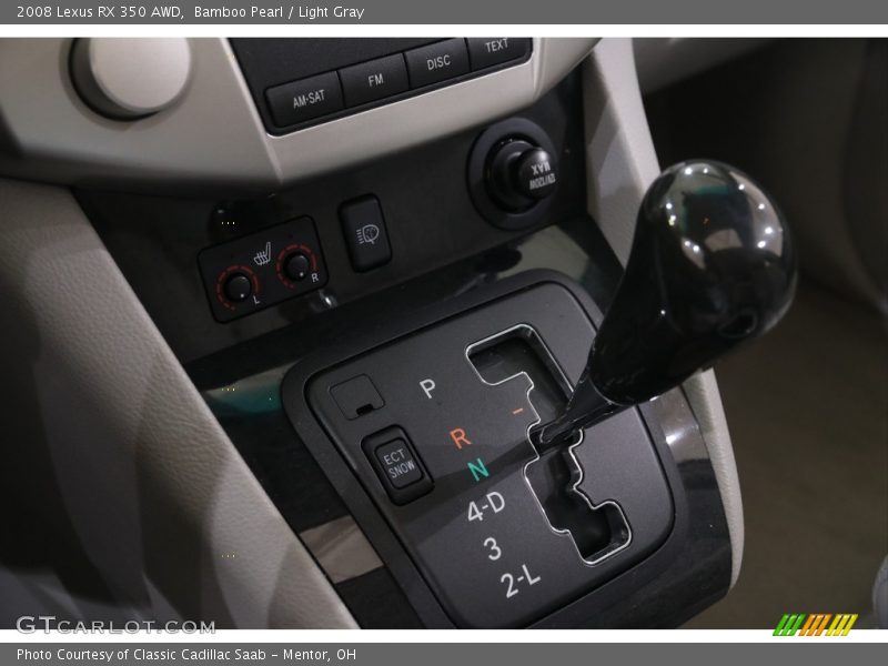 Bamboo Pearl / Light Gray 2008 Lexus RX 350 AWD
