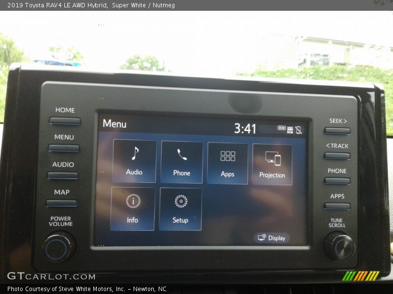 Super White / Nutmeg 2019 Toyota RAV4 LE AWD Hybrid