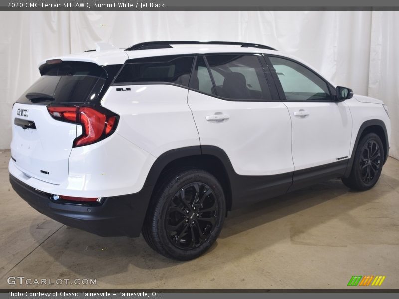 Summit White / Jet Black 2020 GMC Terrain SLE AWD