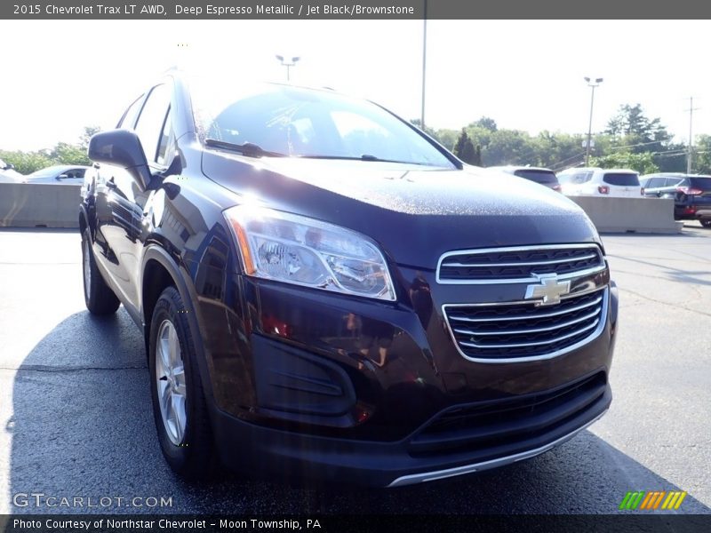 Deep Espresso Metallic / Jet Black/Brownstone 2015 Chevrolet Trax LT AWD