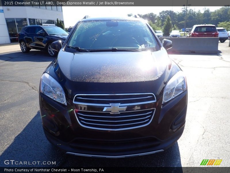 Deep Espresso Metallic / Jet Black/Brownstone 2015 Chevrolet Trax LT AWD