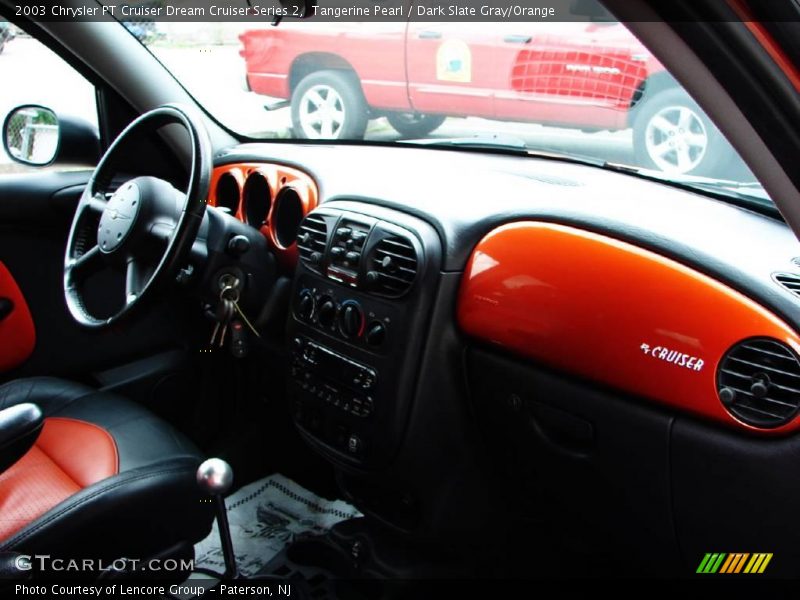 Tangerine Pearl / Dark Slate Gray/Orange 2003 Chrysler PT Cruiser Dream Cruiser Series 2
