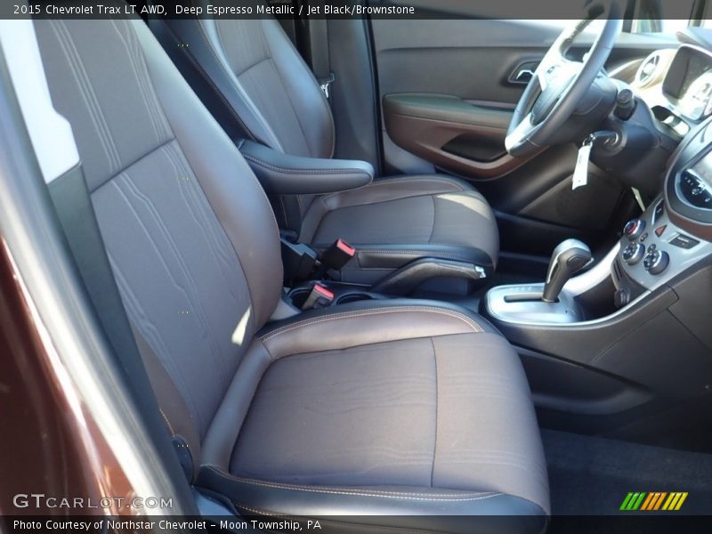 Deep Espresso Metallic / Jet Black/Brownstone 2015 Chevrolet Trax LT AWD