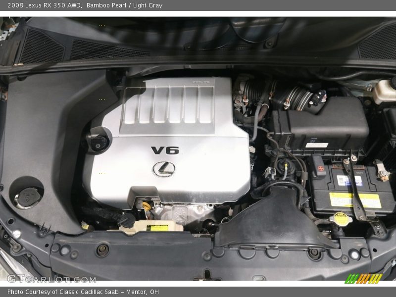 Bamboo Pearl / Light Gray 2008 Lexus RX 350 AWD