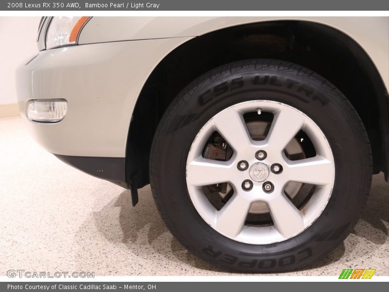 Bamboo Pearl / Light Gray 2008 Lexus RX 350 AWD