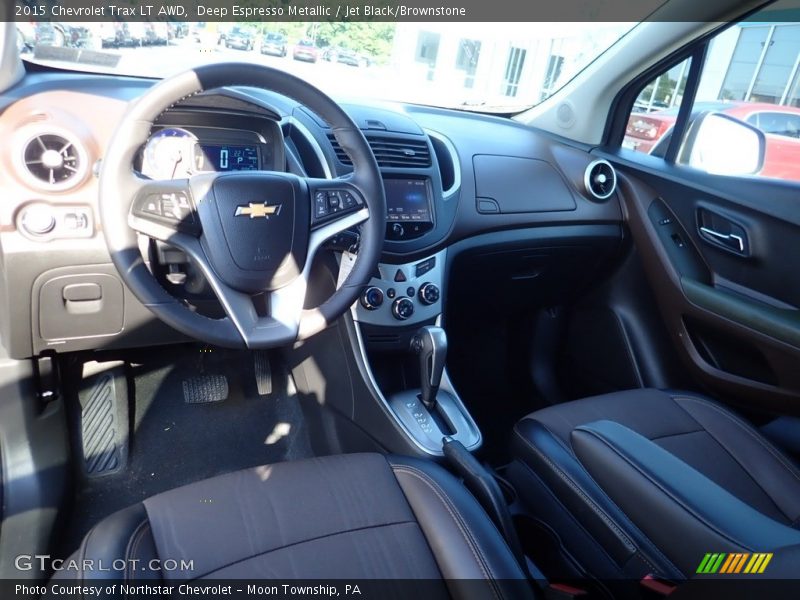 Deep Espresso Metallic / Jet Black/Brownstone 2015 Chevrolet Trax LT AWD