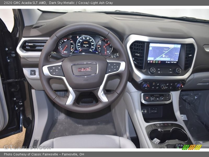 Dark Sky Metallic / Cocoa/­Light Ash Gray 2020 GMC Acadia SLT AWD