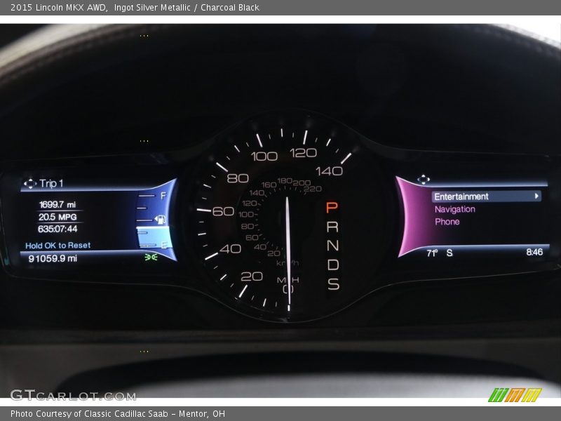  2015 MKX AWD AWD Gauges