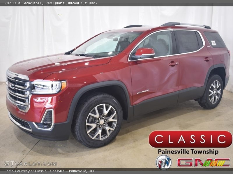 Red Quartz Tintcoat / Jet Black 2020 GMC Acadia SLE
