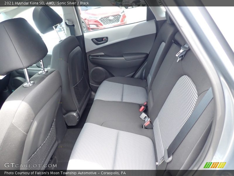 Sonic Silver / Black 2021 Hyundai Kona SEL AWD