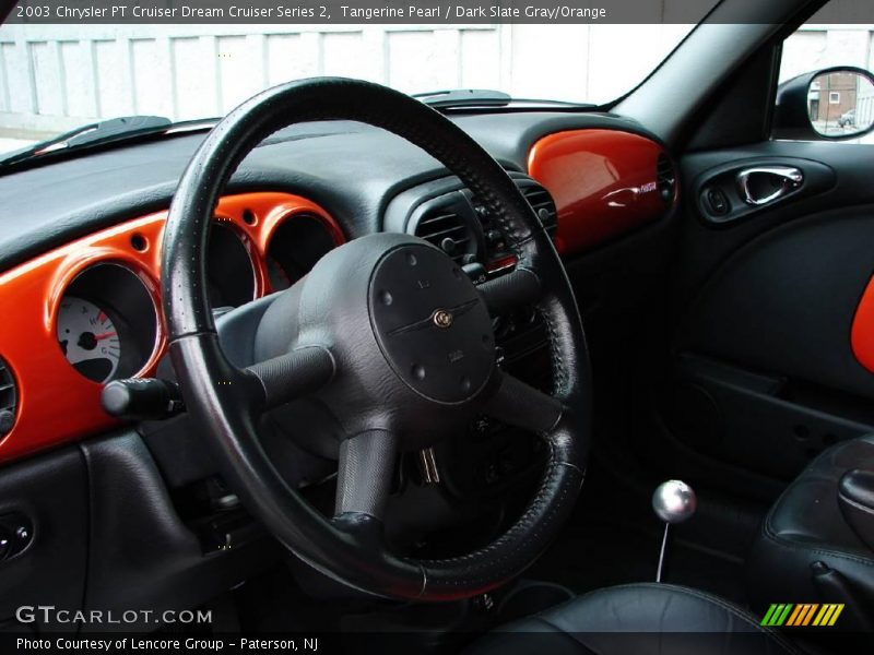 Tangerine Pearl / Dark Slate Gray/Orange 2003 Chrysler PT Cruiser Dream Cruiser Series 2
