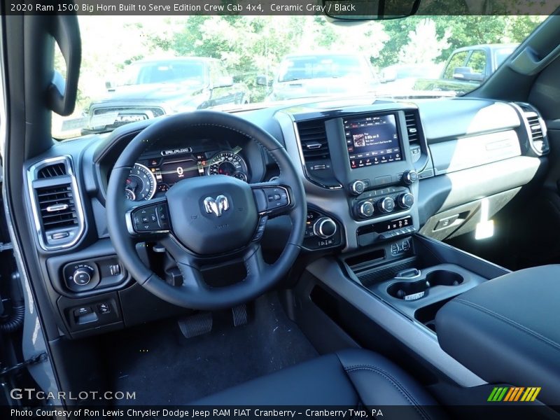 Dashboard of 2020 1500 Big Horn Built to Serve Edition Crew Cab 4x4