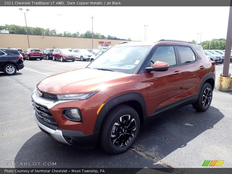Dark Copper Metallic / Jet Black 2021 Chevrolet TrailBlazer LT AWD