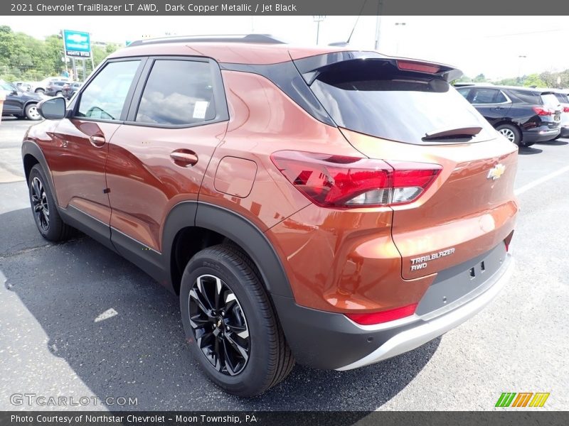 Dark Copper Metallic / Jet Black 2021 Chevrolet TrailBlazer LT AWD