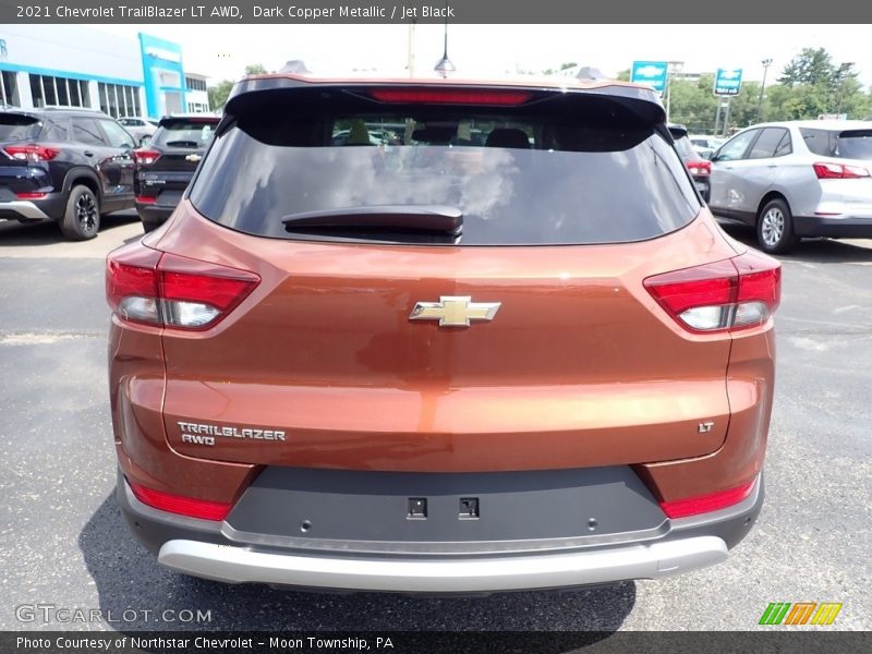 Dark Copper Metallic / Jet Black 2021 Chevrolet TrailBlazer LT AWD
