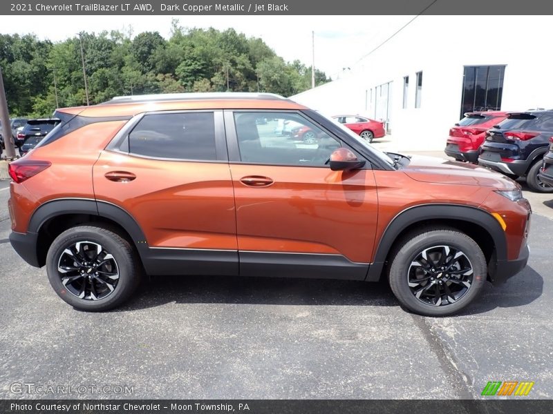 Dark Copper Metallic / Jet Black 2021 Chevrolet TrailBlazer LT AWD