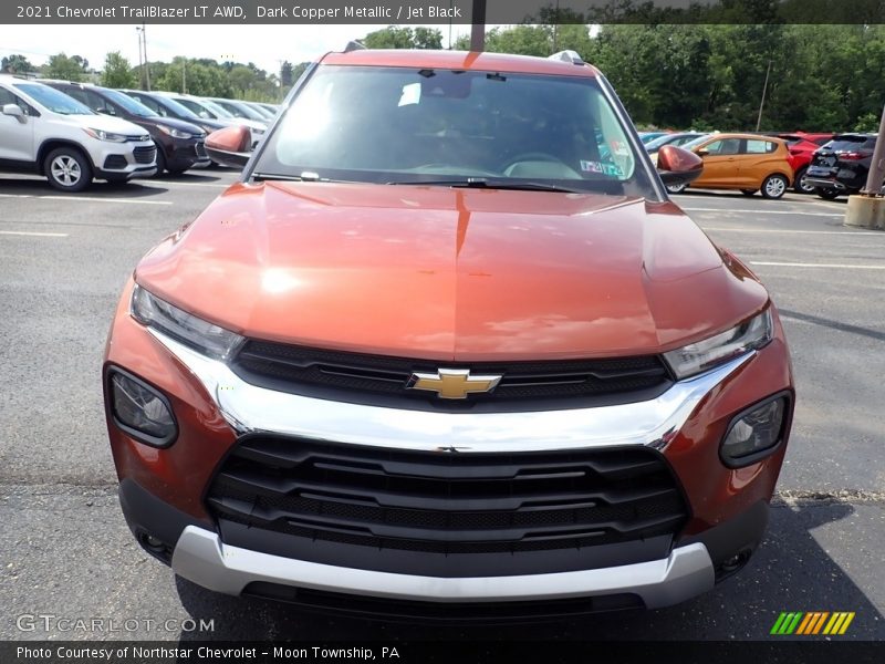 Dark Copper Metallic / Jet Black 2021 Chevrolet TrailBlazer LT AWD