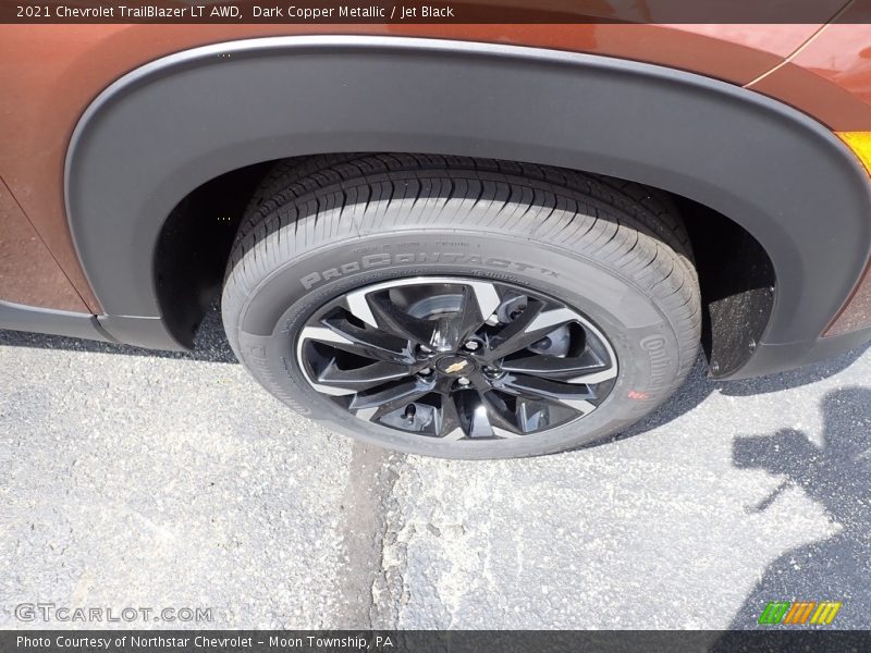 Dark Copper Metallic / Jet Black 2021 Chevrolet TrailBlazer LT AWD
