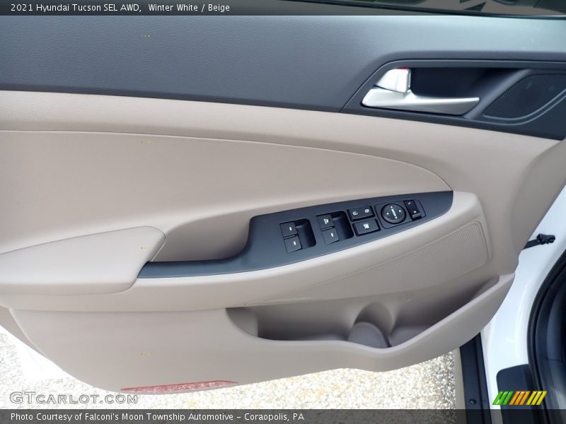 Door Panel of 2021 Tucson SEL AWD