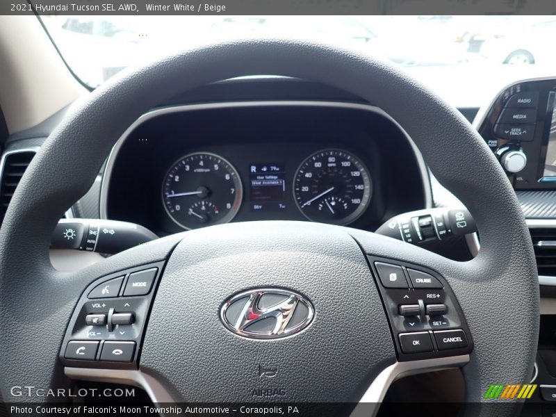  2021 Tucson SEL AWD Steering Wheel