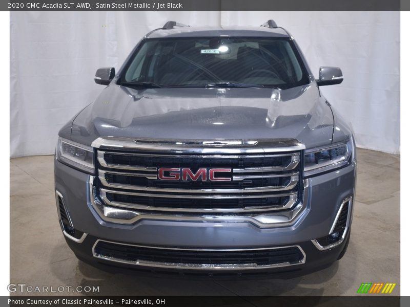 Satin Steel Metallic / Jet Black 2020 GMC Acadia SLT AWD