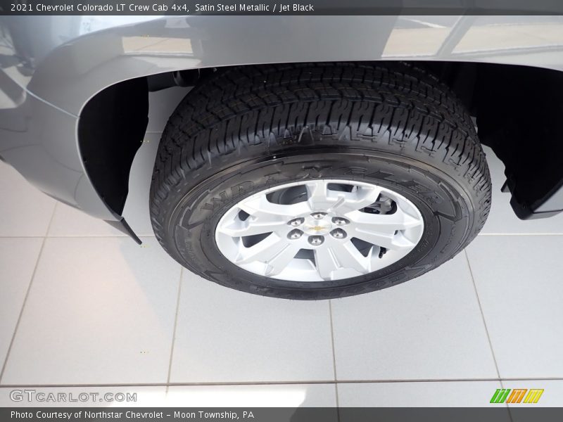 Satin Steel Metallic / Jet Black 2021 Chevrolet Colorado LT Crew Cab 4x4