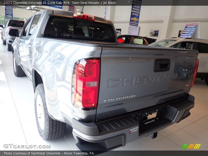 Satin Steel Metallic / Jet Black 2021 Chevrolet Colorado LT Crew Cab 4x4