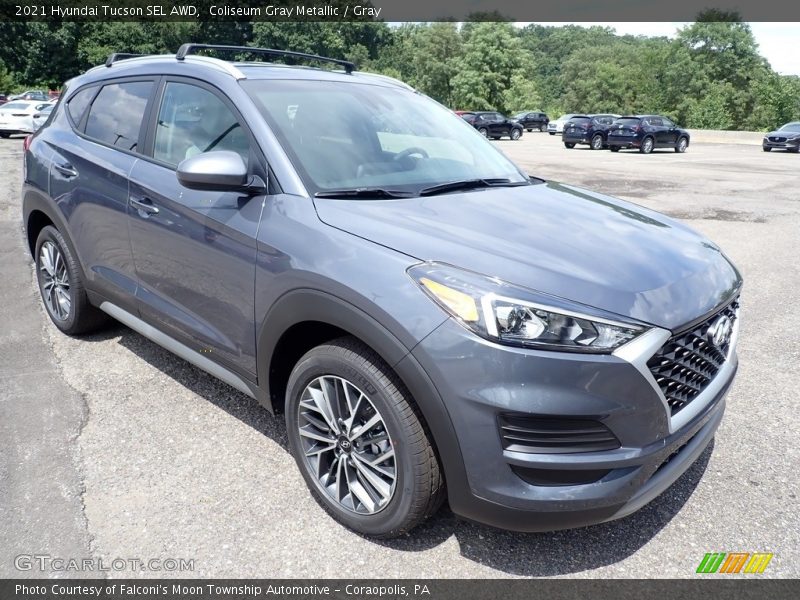 Front 3/4 View of 2021 Tucson SEL AWD