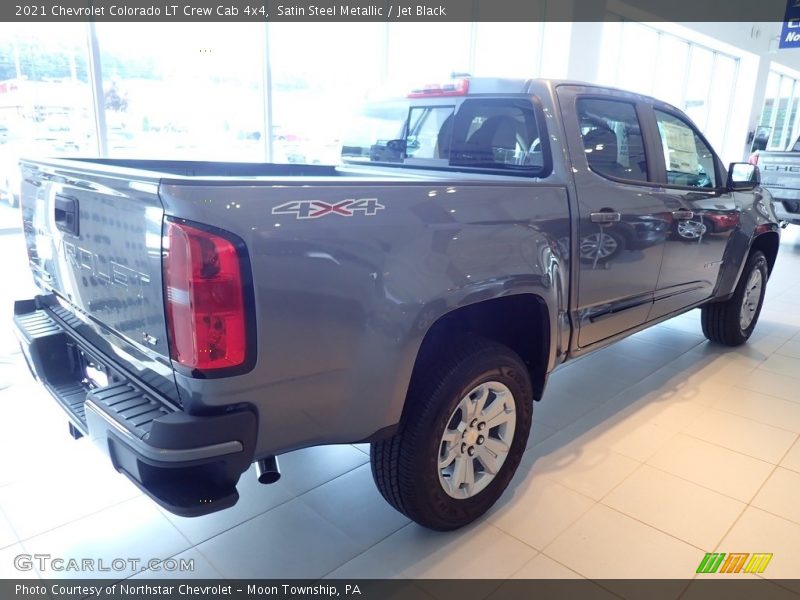 Satin Steel Metallic / Jet Black 2021 Chevrolet Colorado LT Crew Cab 4x4