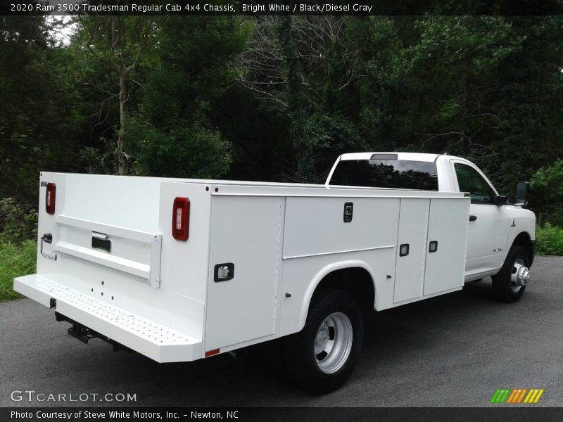 Bright White / Black/Diesel Gray 2020 Ram 3500 Tradesman Regular Cab 4x4 Chassis