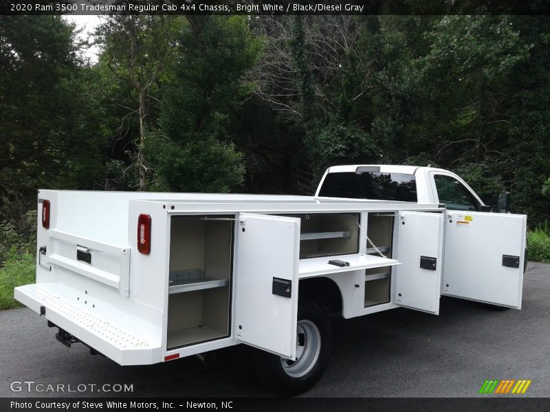 Bright White / Black/Diesel Gray 2020 Ram 3500 Tradesman Regular Cab 4x4 Chassis