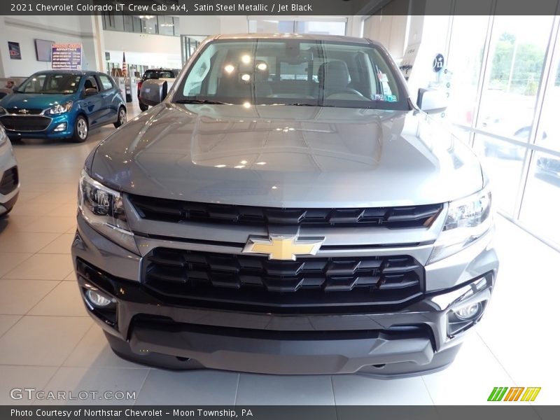 Satin Steel Metallic / Jet Black 2021 Chevrolet Colorado LT Crew Cab 4x4