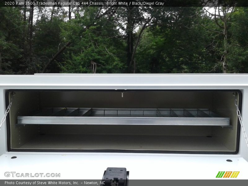 Bright White / Black/Diesel Gray 2020 Ram 3500 Tradesman Regular Cab 4x4 Chassis