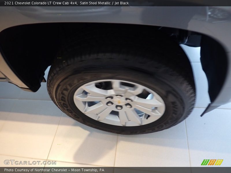 Satin Steel Metallic / Jet Black 2021 Chevrolet Colorado LT Crew Cab 4x4