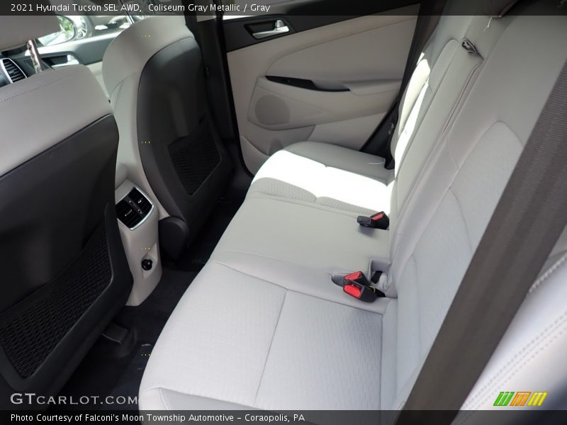 Coliseum Gray Metallic / Gray 2021 Hyundai Tucson SEL AWD