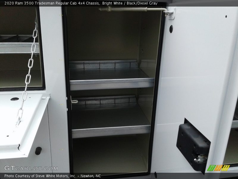 Bright White / Black/Diesel Gray 2020 Ram 3500 Tradesman Regular Cab 4x4 Chassis