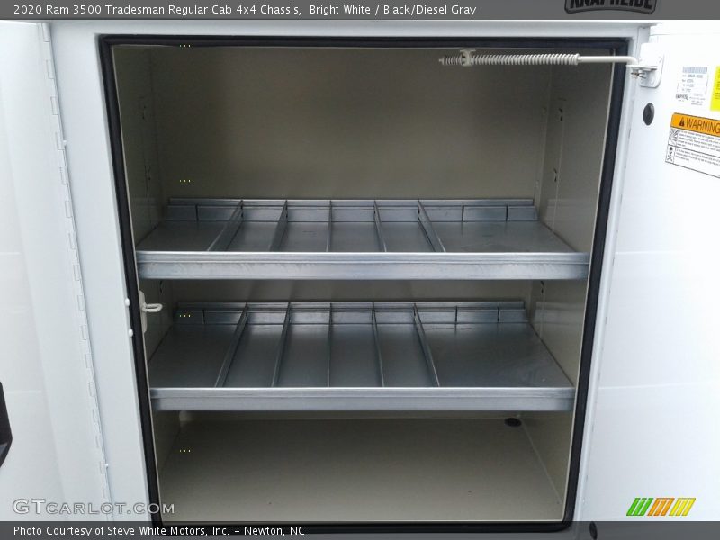 Bright White / Black/Diesel Gray 2020 Ram 3500 Tradesman Regular Cab 4x4 Chassis