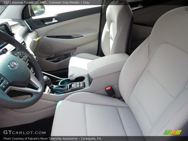 Front Seat of 2021 Tucson SEL AWD