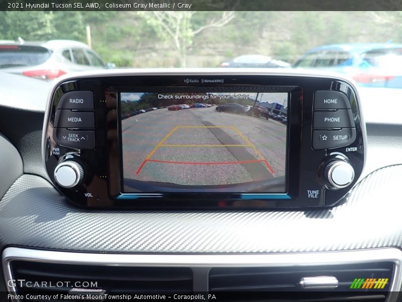 Coliseum Gray Metallic / Gray 2021 Hyundai Tucson SEL AWD