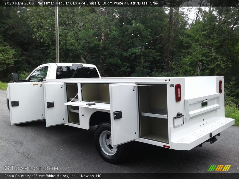 Bright White / Black/Diesel Gray 2020 Ram 3500 Tradesman Regular Cab 4x4 Chassis