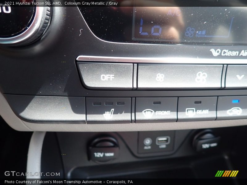 Coliseum Gray Metallic / Gray 2021 Hyundai Tucson SEL AWD
